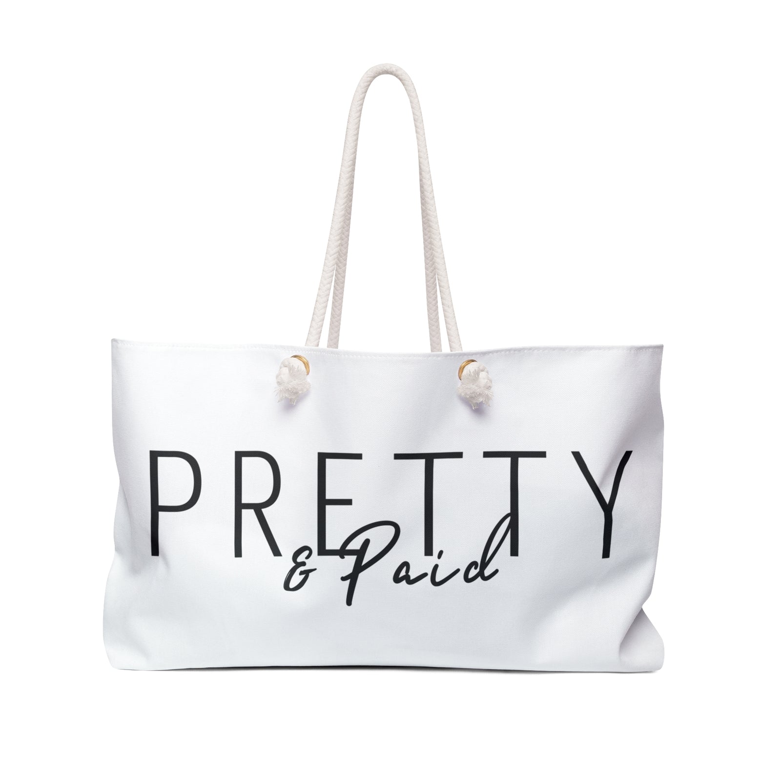Weekender Bag - Pretty & Paid Tote for Travel & Leisure