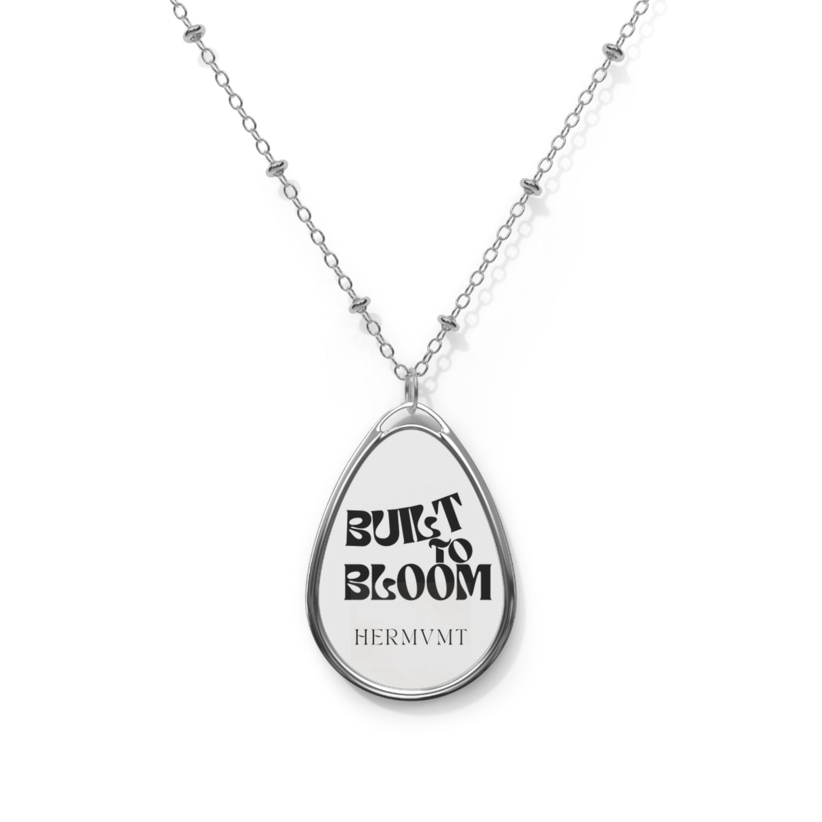 Built to Bloom. Oval Necklace