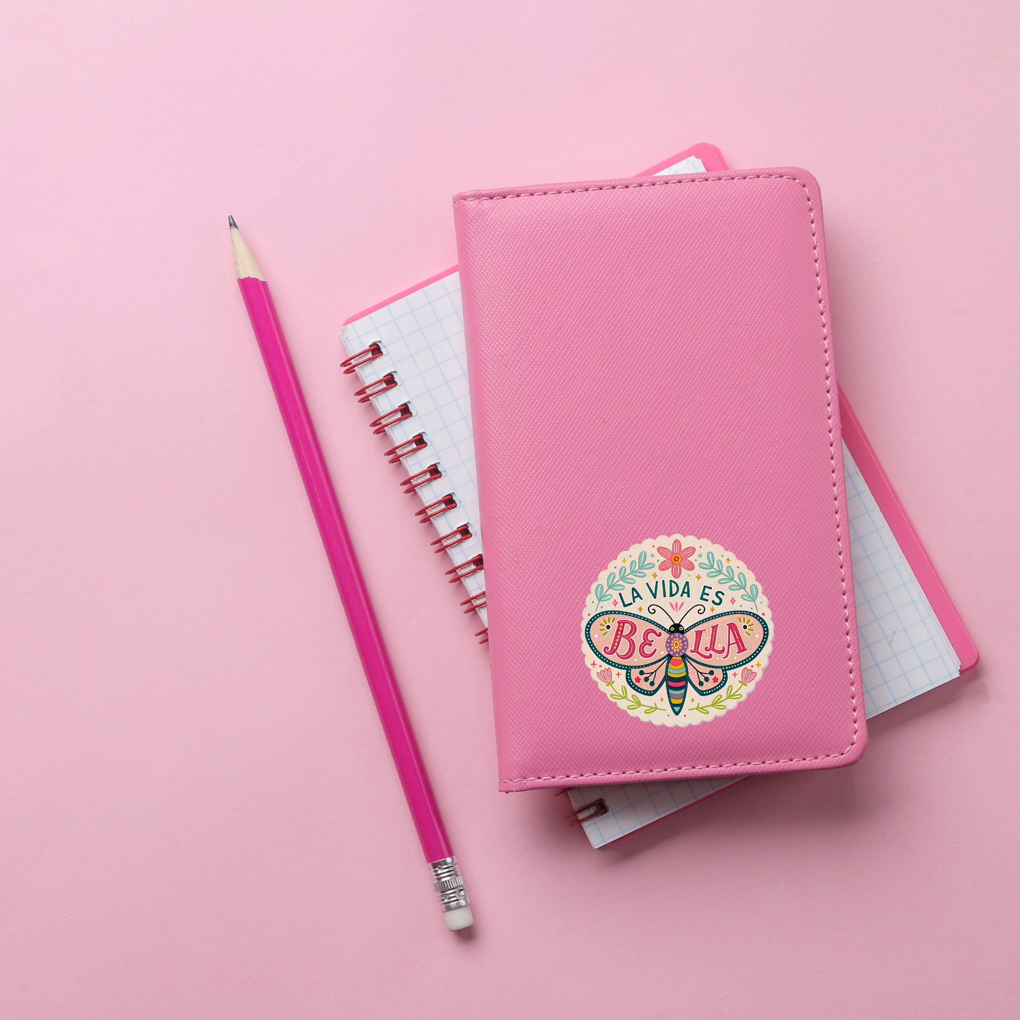 La Vida es Bella Kiss-Cut Sticker - Life is Beautiful in Every Language