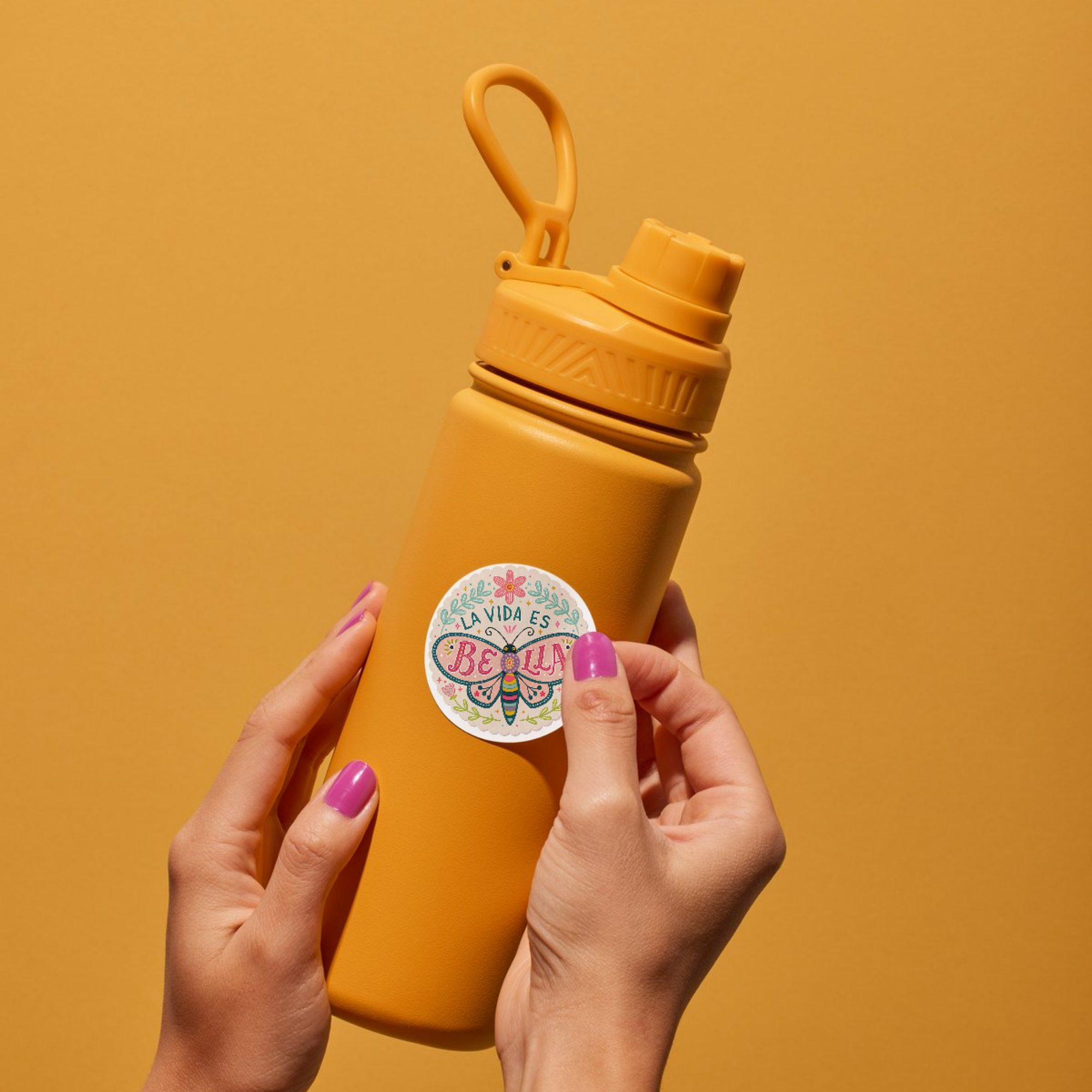 La Vida es Bella Kiss-Cut Sticker - Life is Beautiful in Every Language