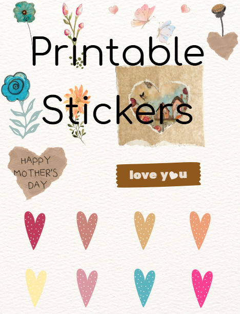 Mother's Day Card Bundle 5 cards - Printable 2