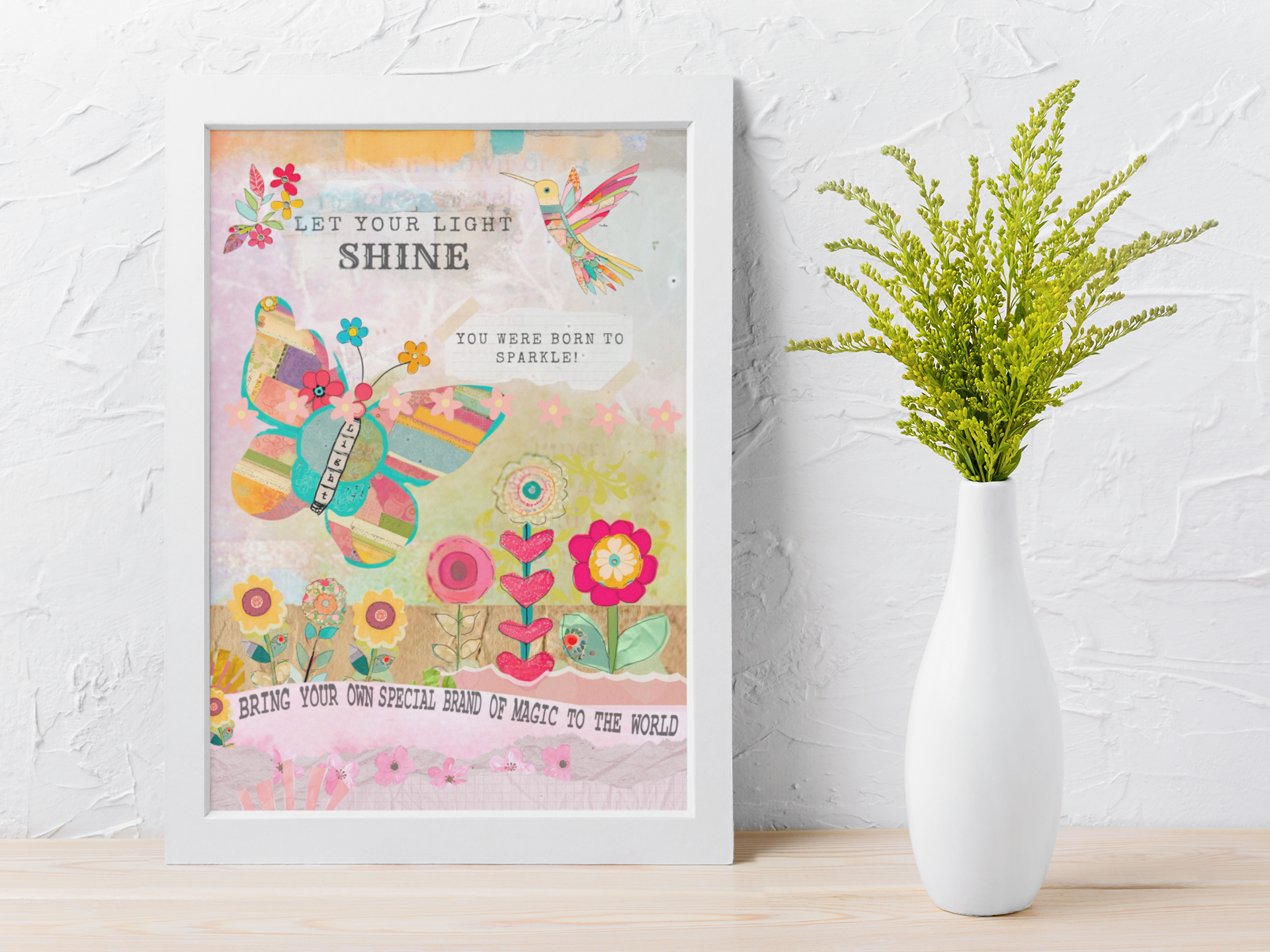 Born to Sparkle. Art Print