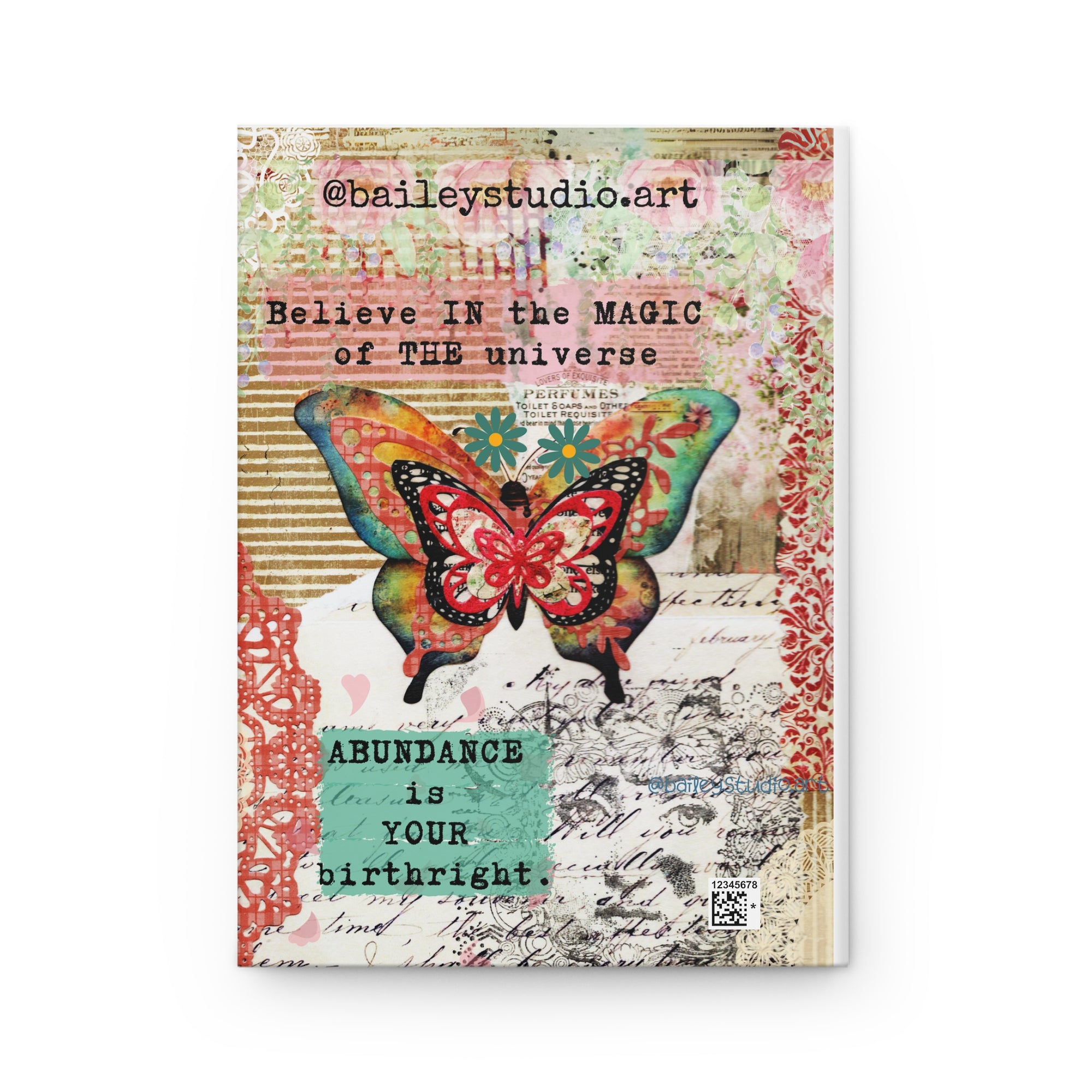 Hardcover Journal Matte. Blessed