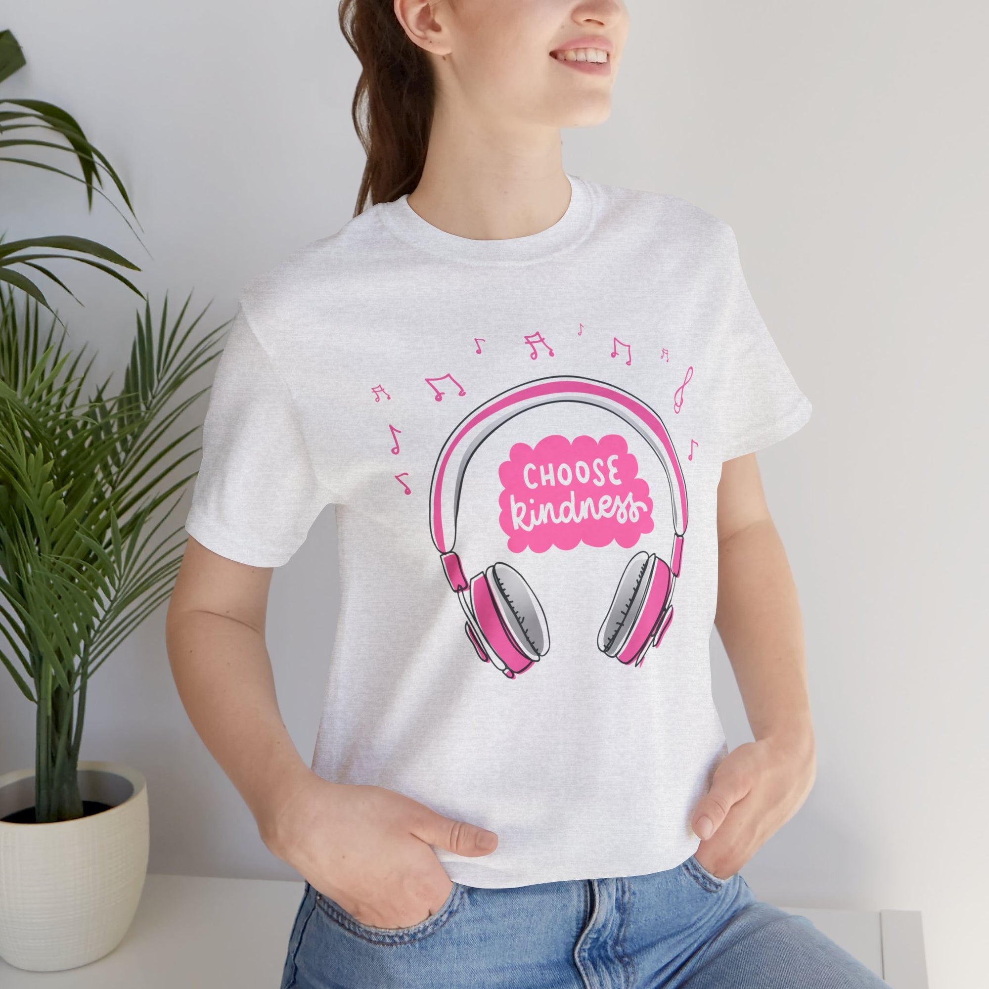 Choose Kindness-Headphones T-Shirt