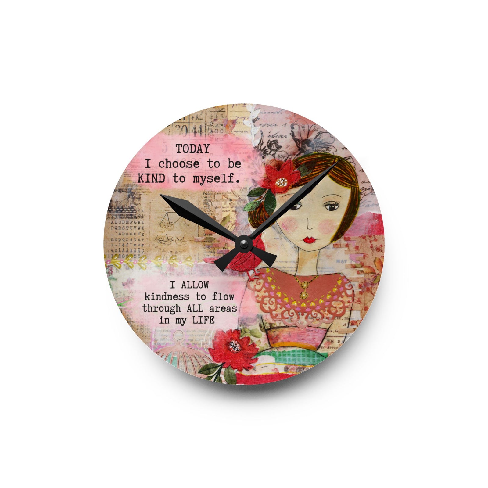 TODAY. Acrylic Wall Clock