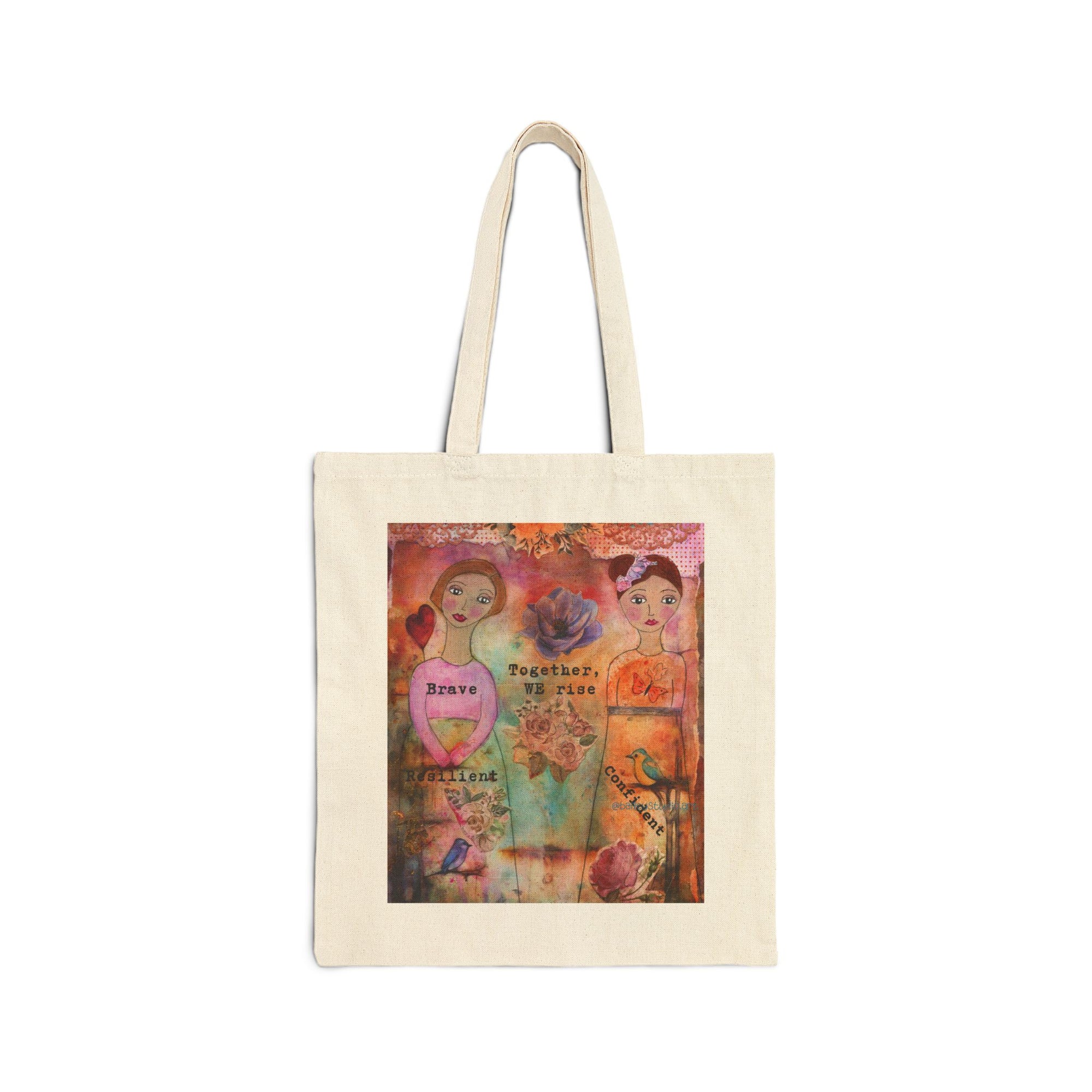 Cotton Canvas Tote Bag. Together we rise