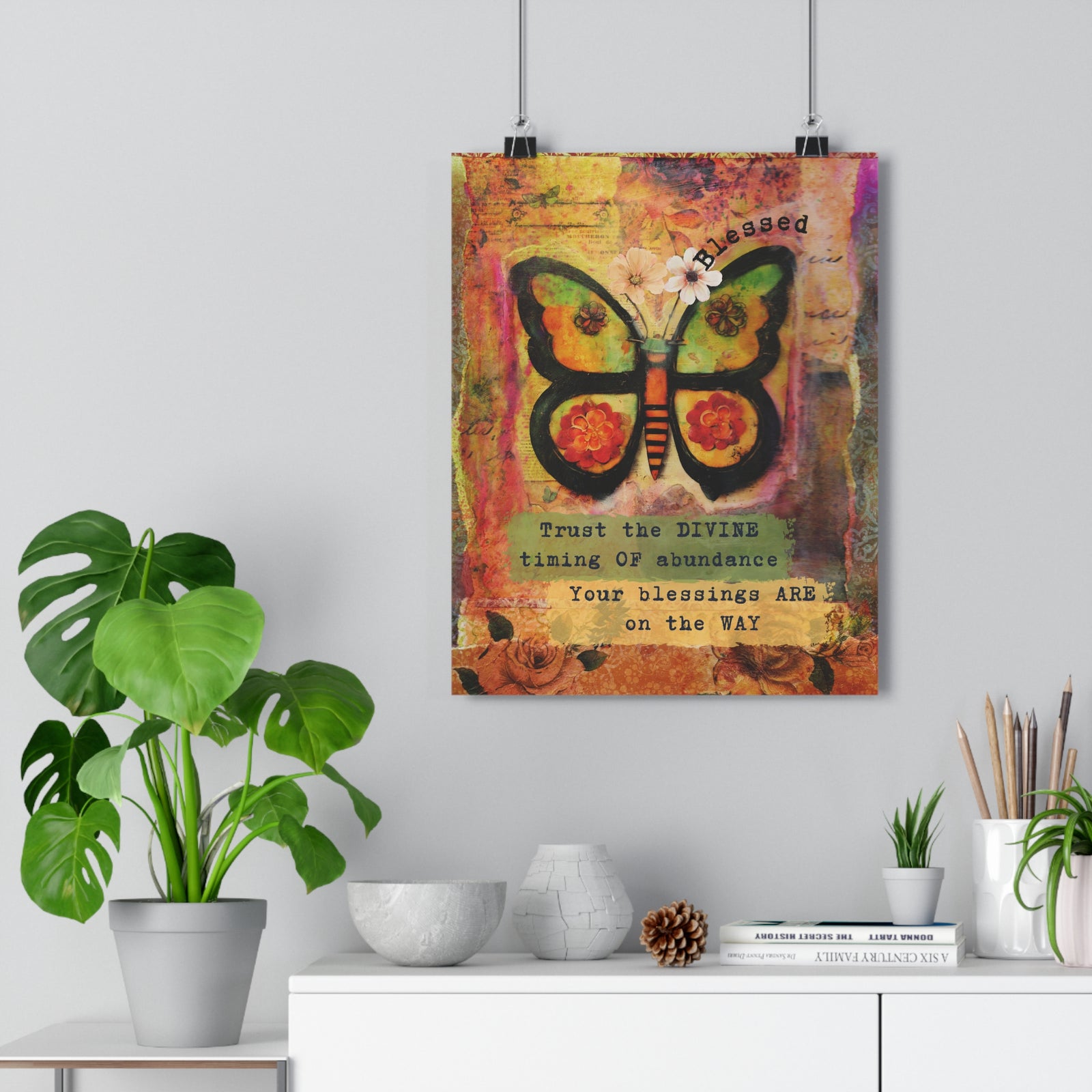 Blessed. Whimsical Art Print