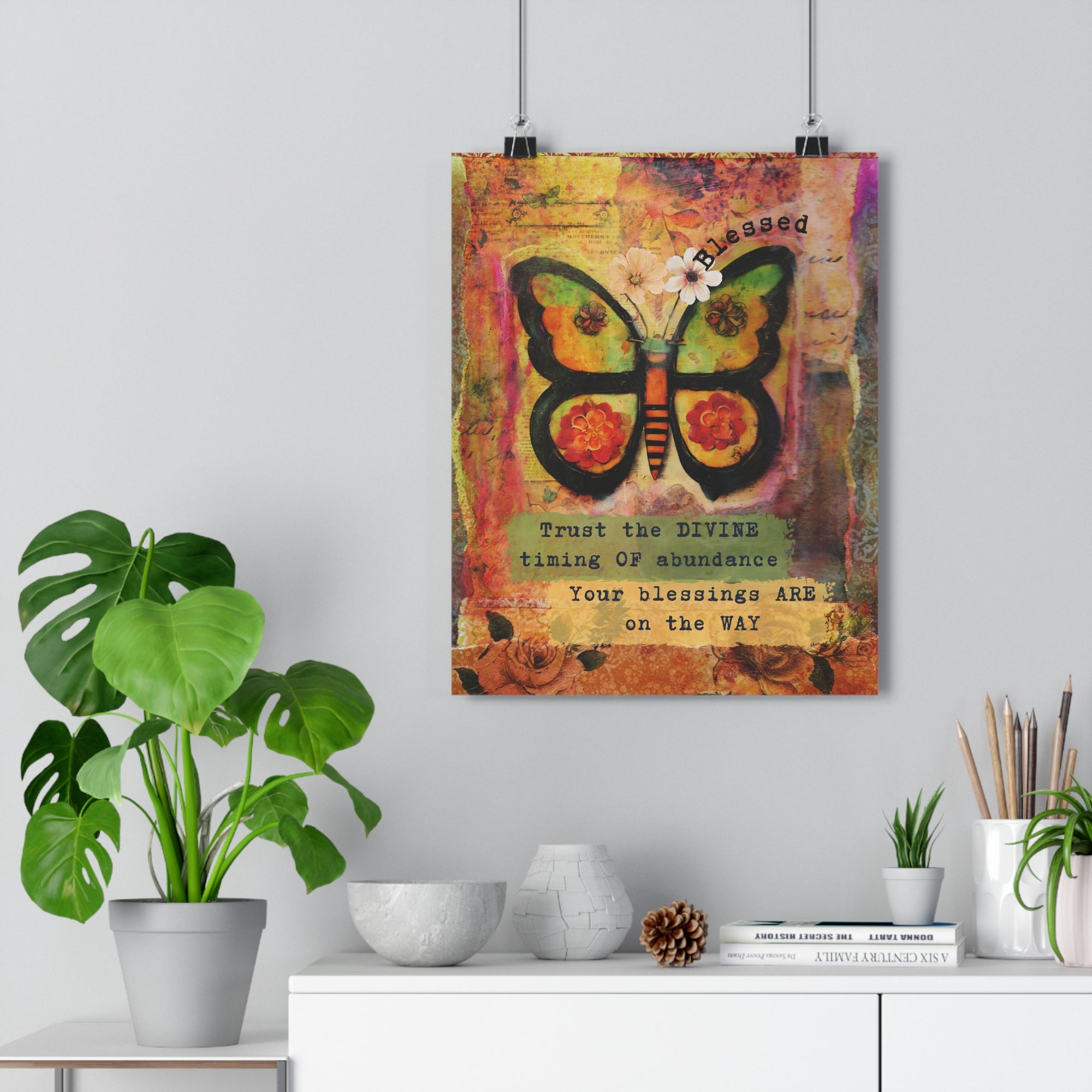 Blessed. Whimsical Art Print