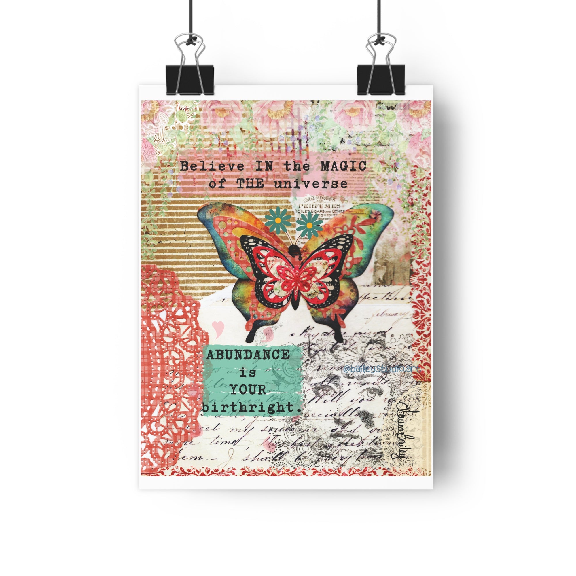 Abudance is your birthright. Whimsical Art Print