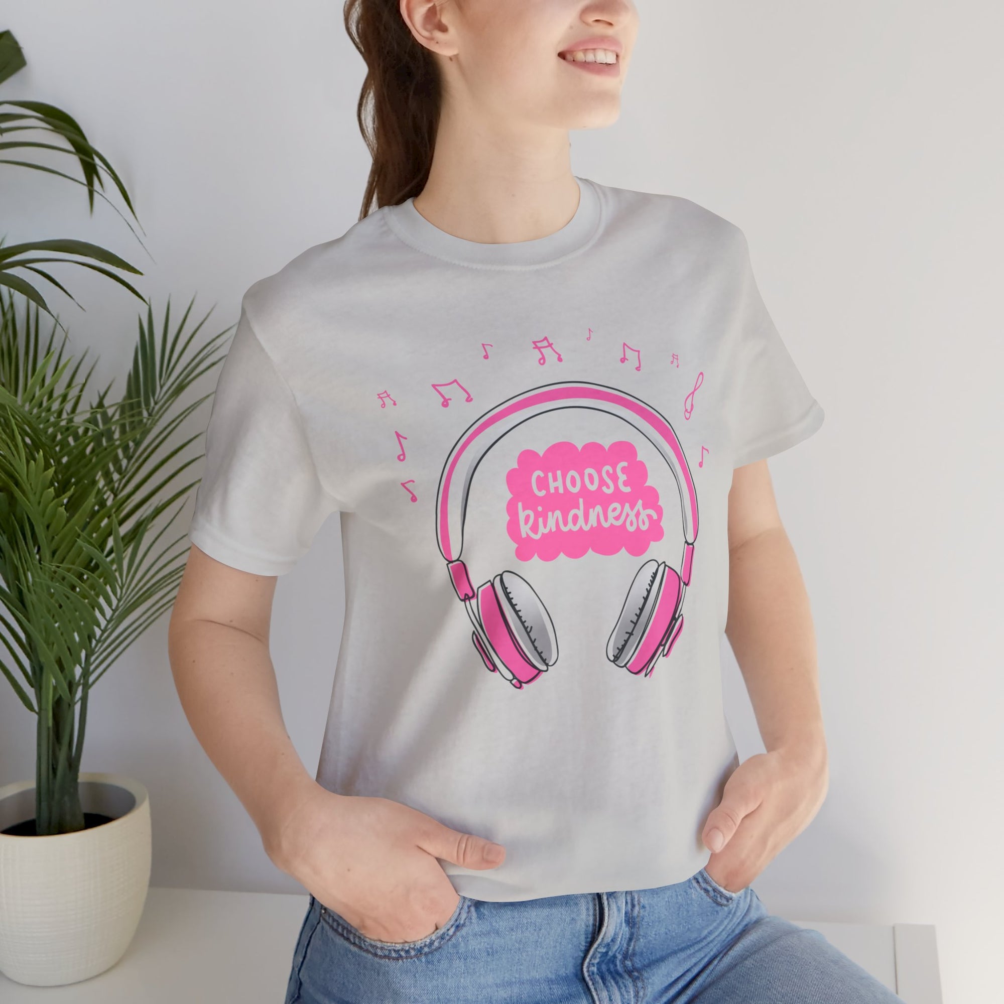 Choose Kindness-Headphones T-Shirt