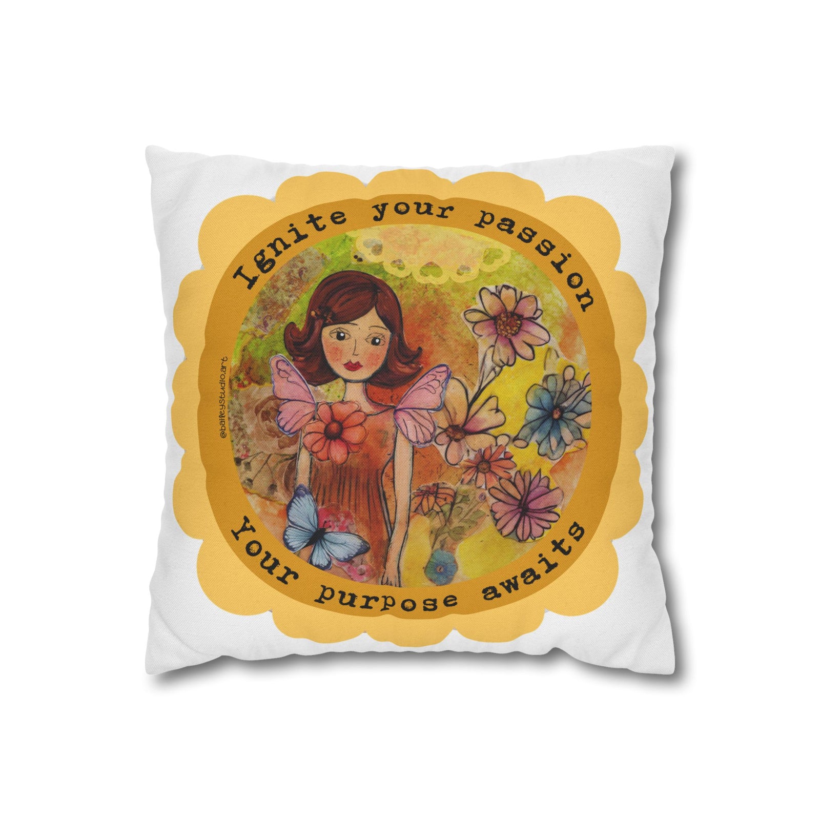 Square Pillowcase. Ignite your passion