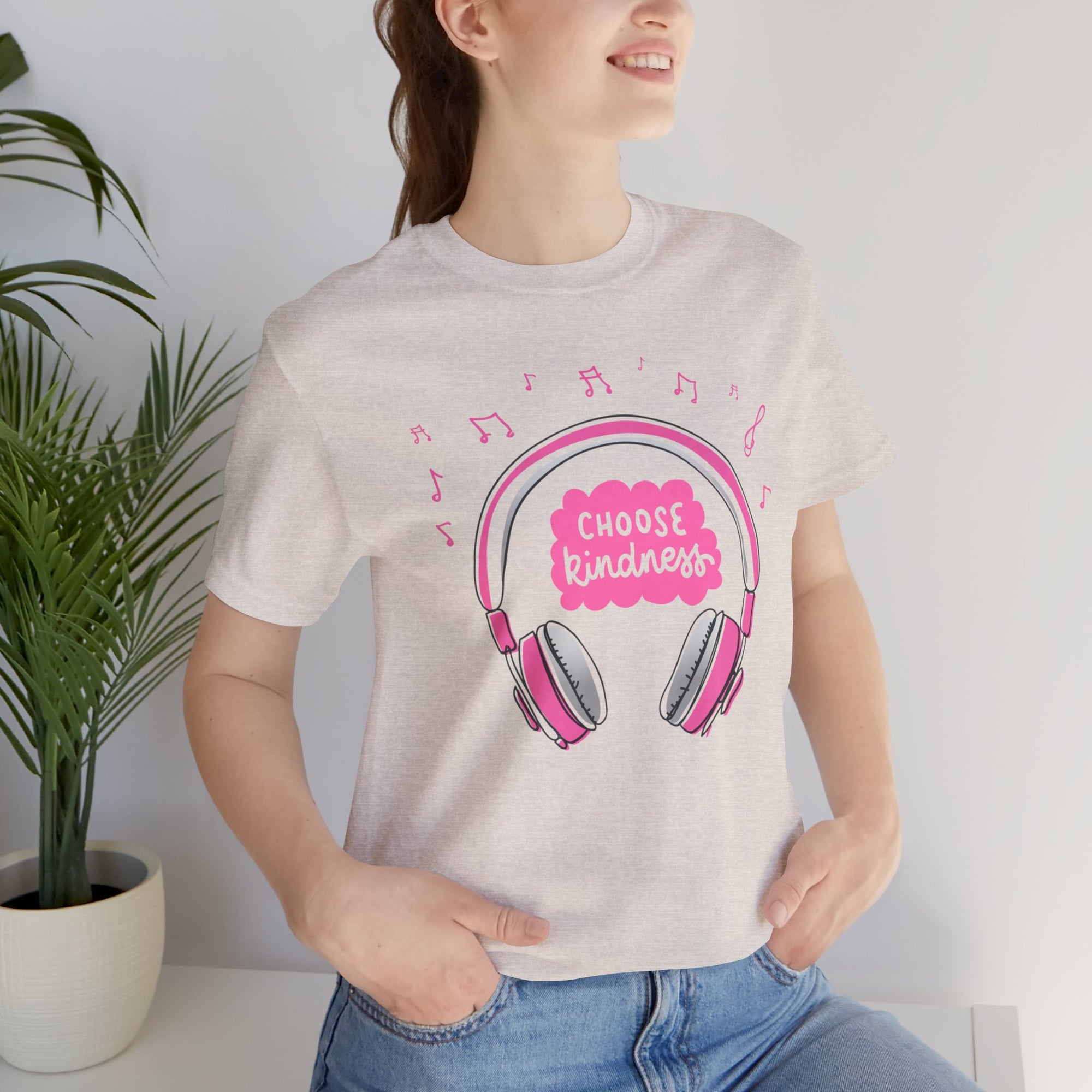 Choose Kindness-Headphones T-Shirt