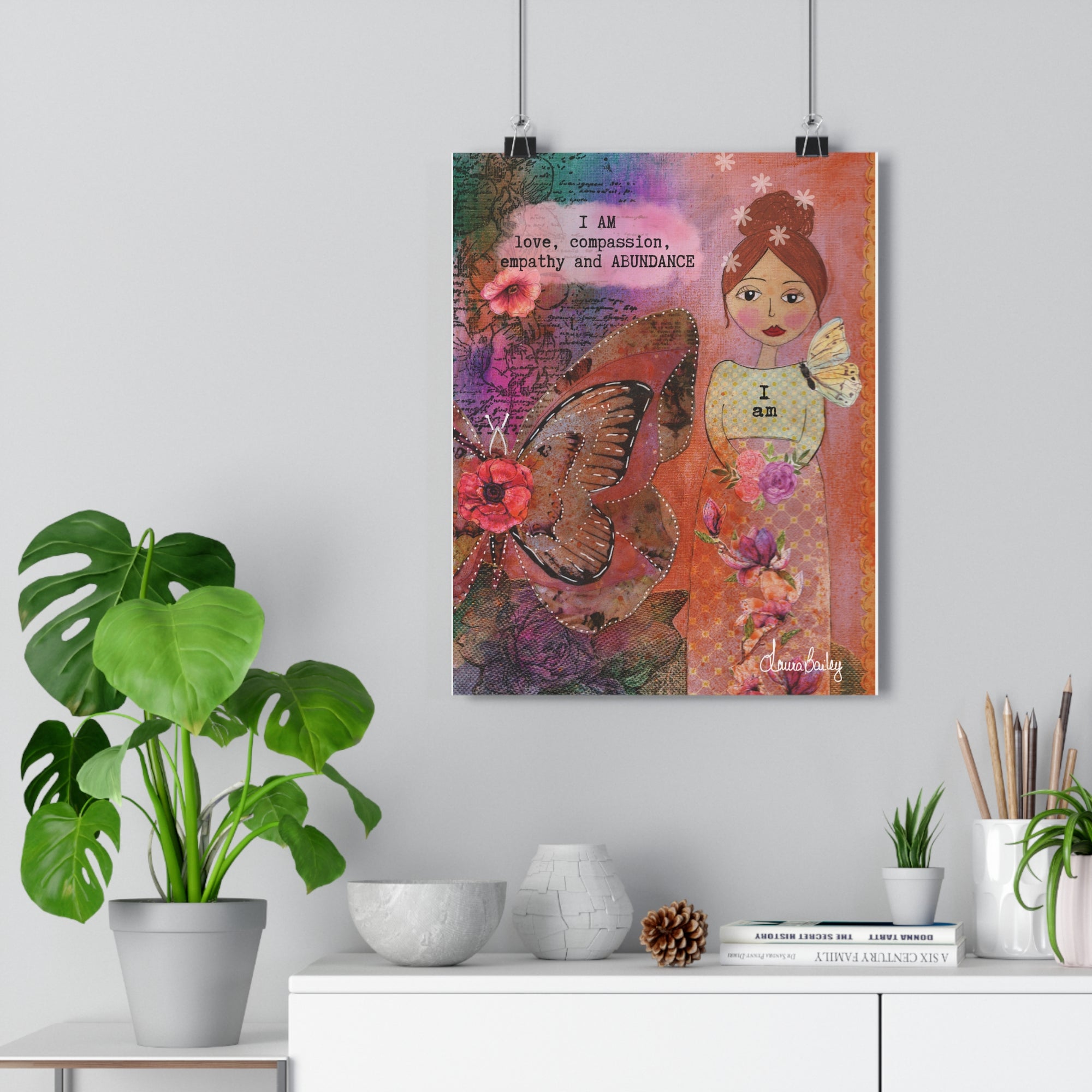 I AM. Whimsical Art Print