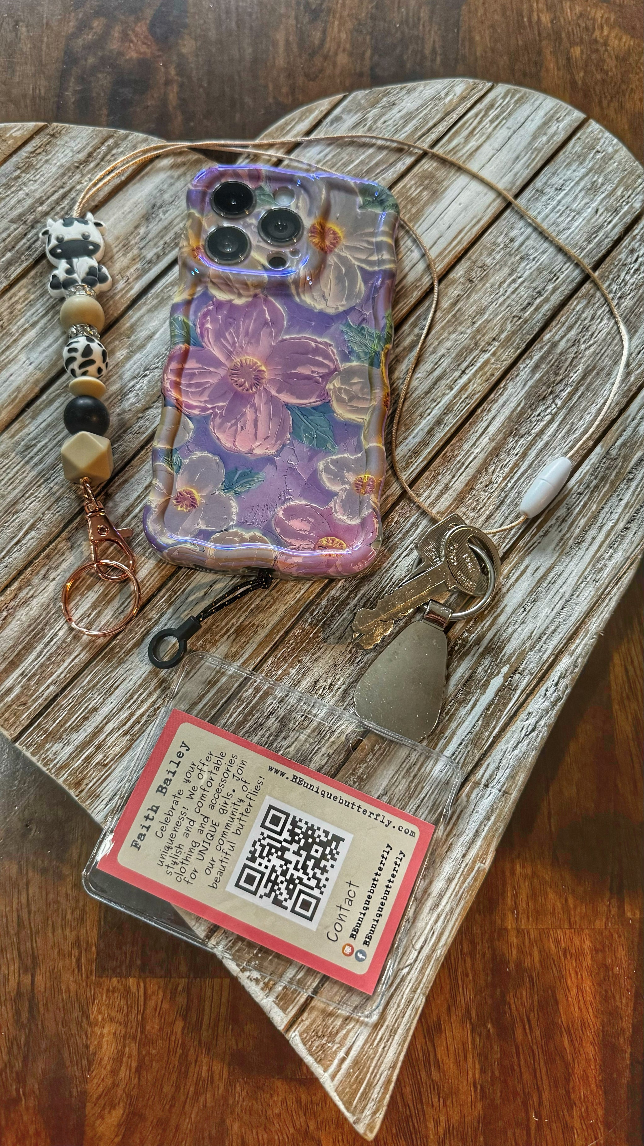 Unique Cowgirl Lanyard