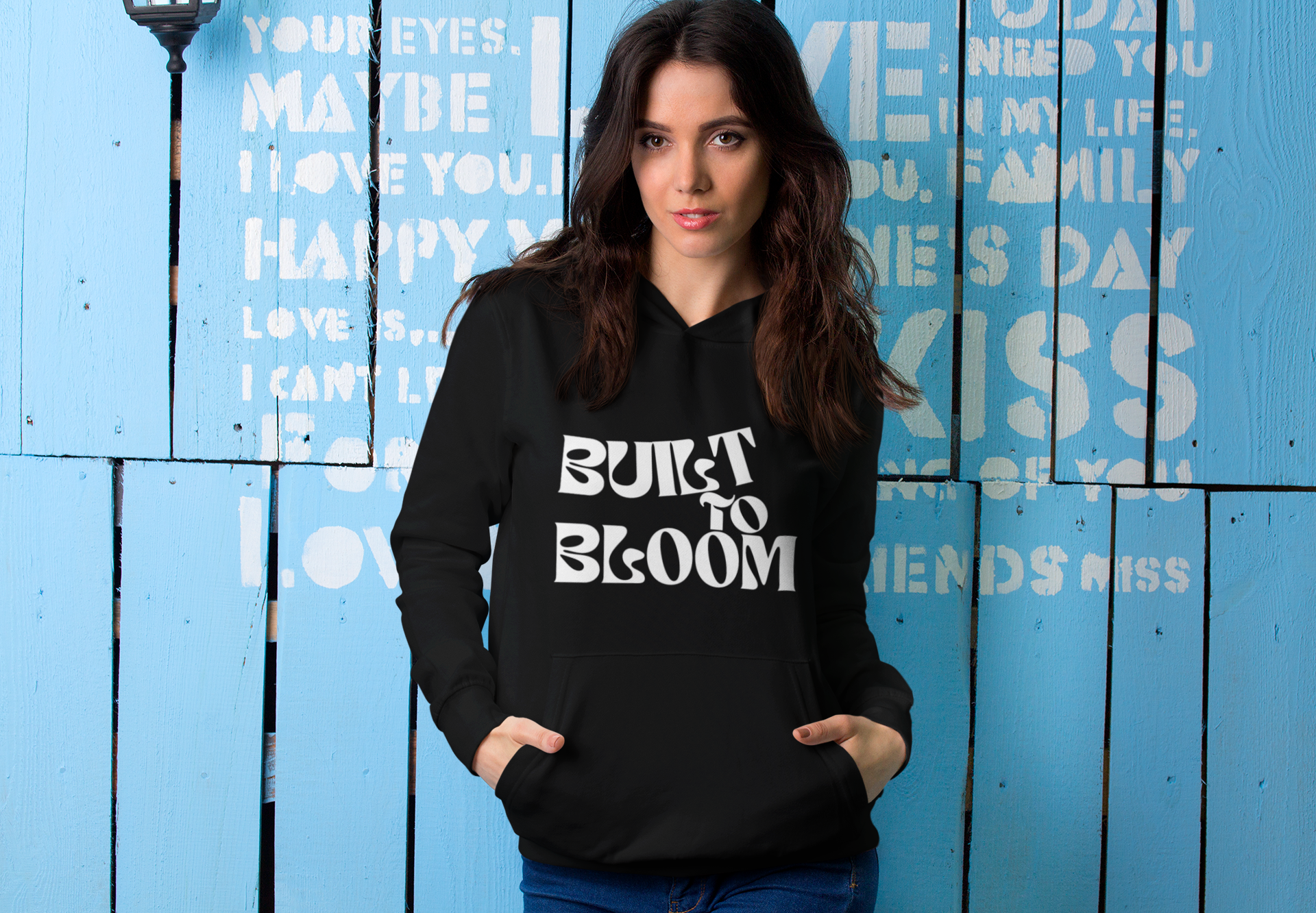 Sweatshirt Hoodie - Stylish & Comfortable Sweatshirt for Growth & Inspiration. Built to Bloom