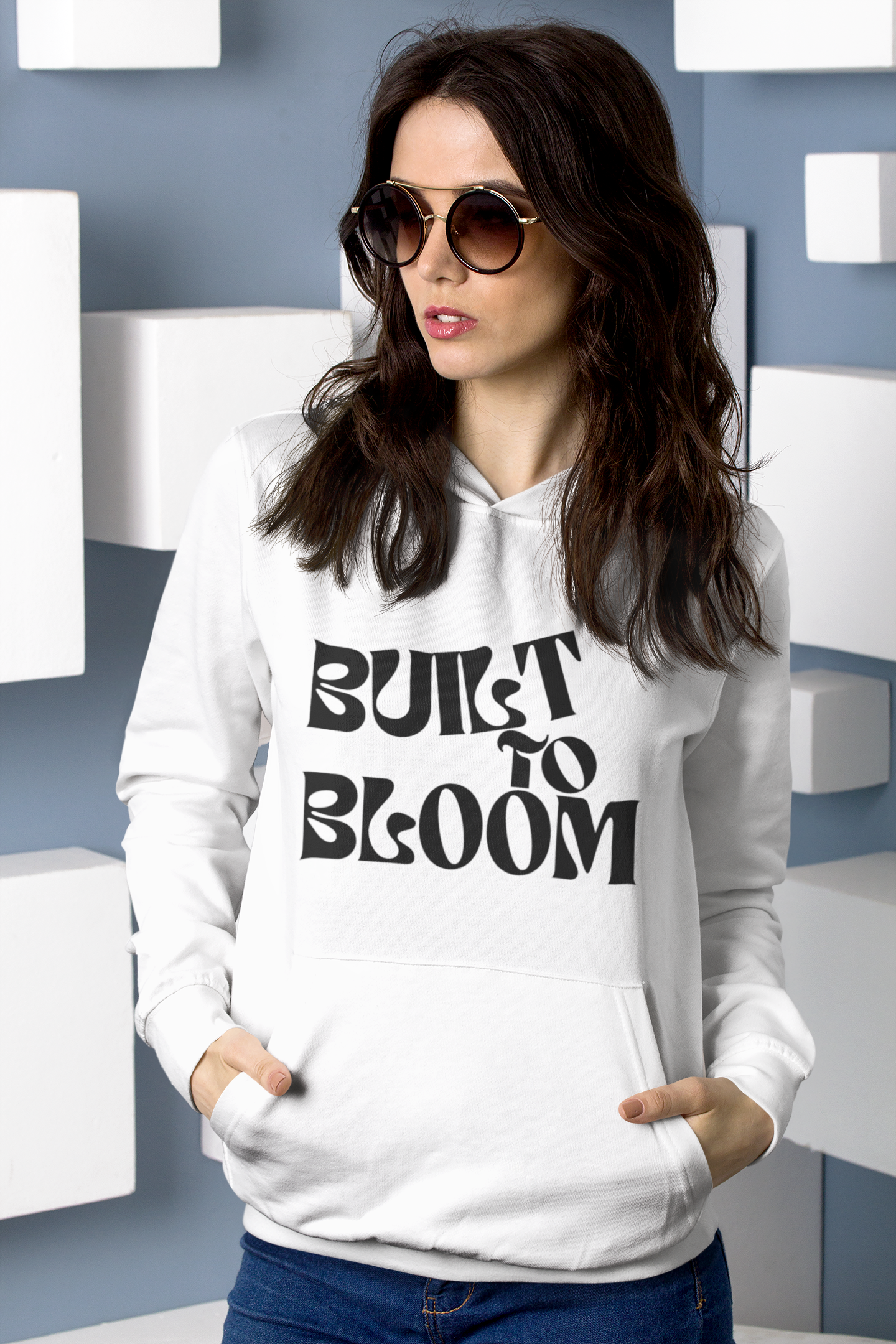Sweatshirt Hoodie - Stylish & Comfortable Sweatshirt for Growth & Inspiration. Built to Bloom