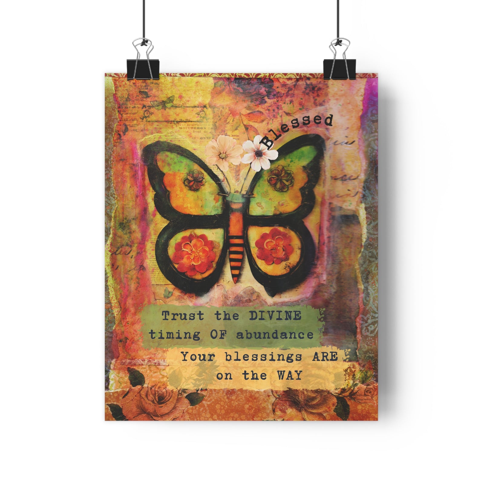 Blessed. Whimsical Art Print