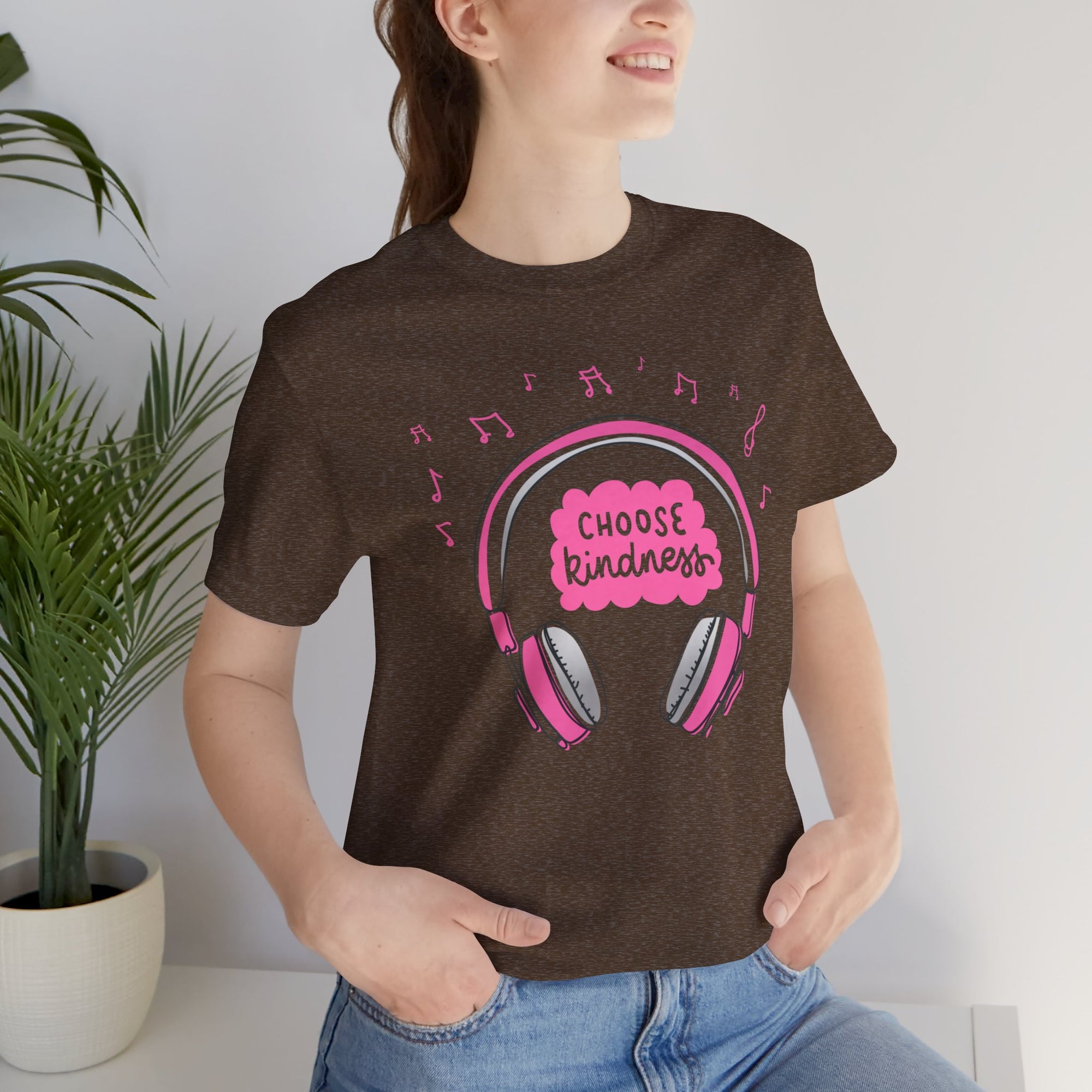 Choose Kindness-Headphones T-Shirt