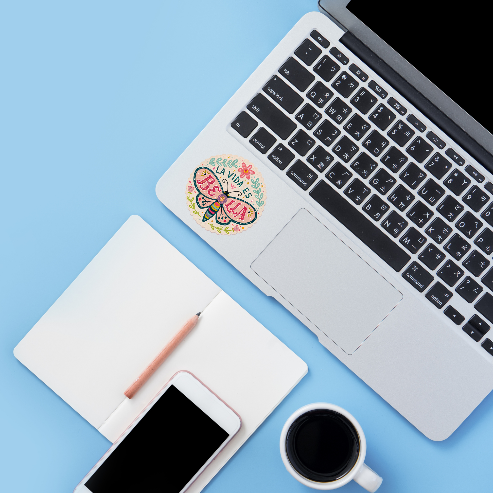 La Vida es Bella Kiss-Cut Sticker - Life is Beautiful in Every Language