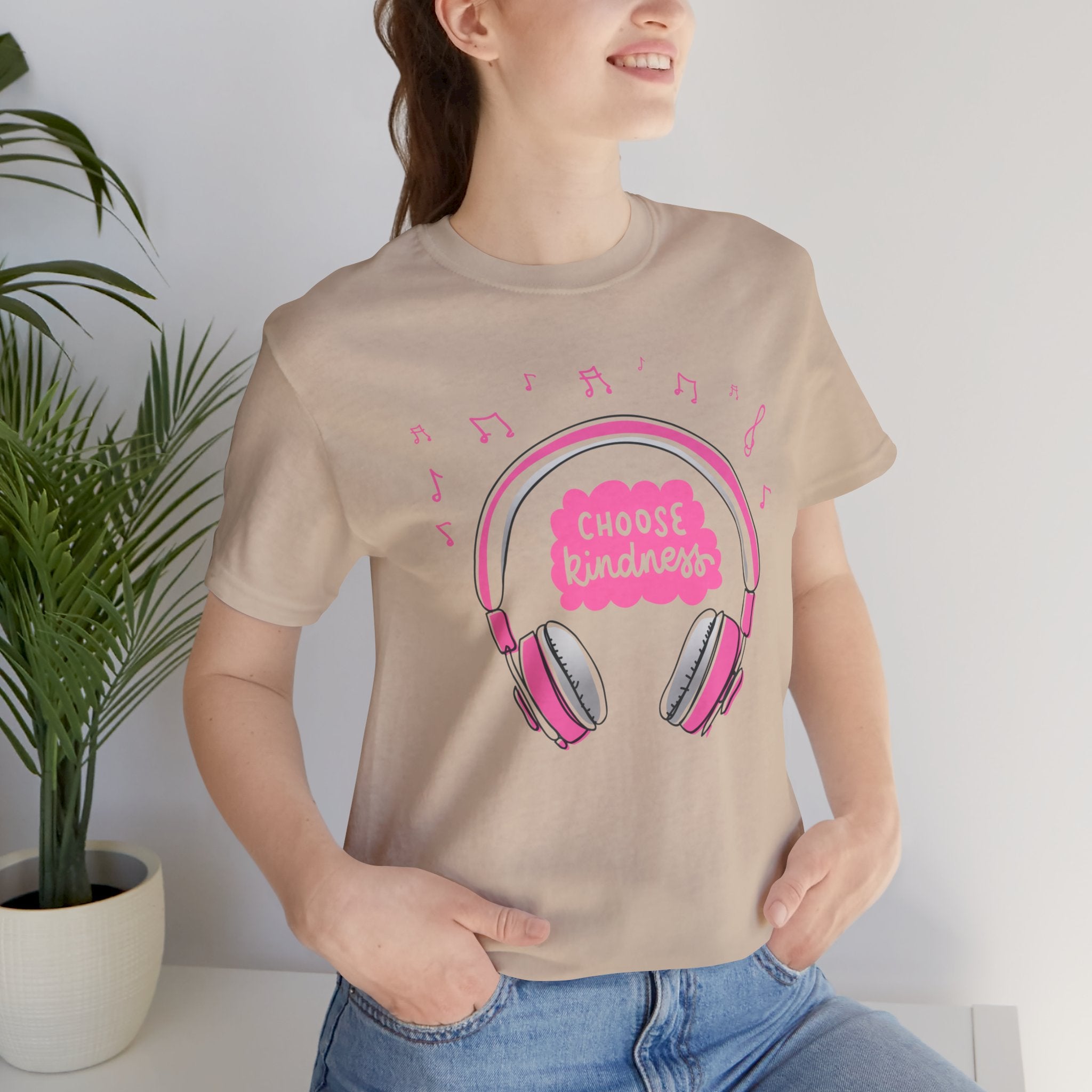 Choose Kindness-Headphones T-Shirt