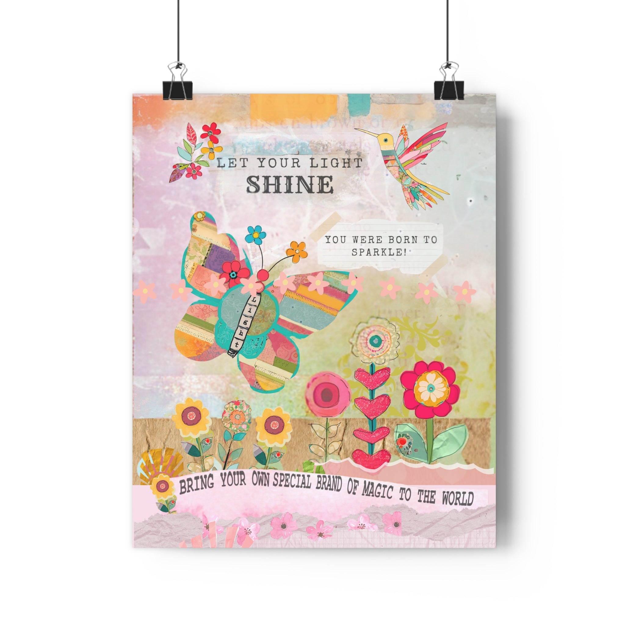 Born to Sparkle. Art Print