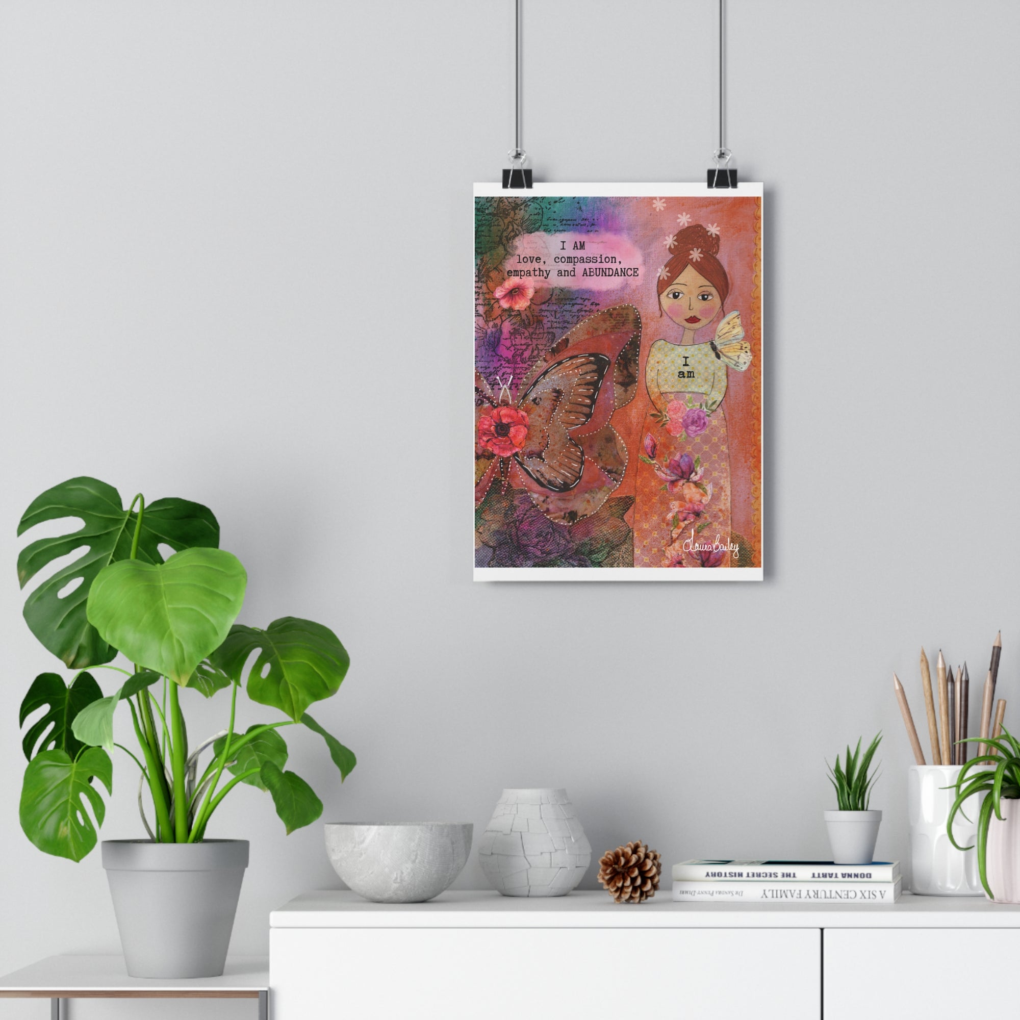 I AM. Whimsical Art Print