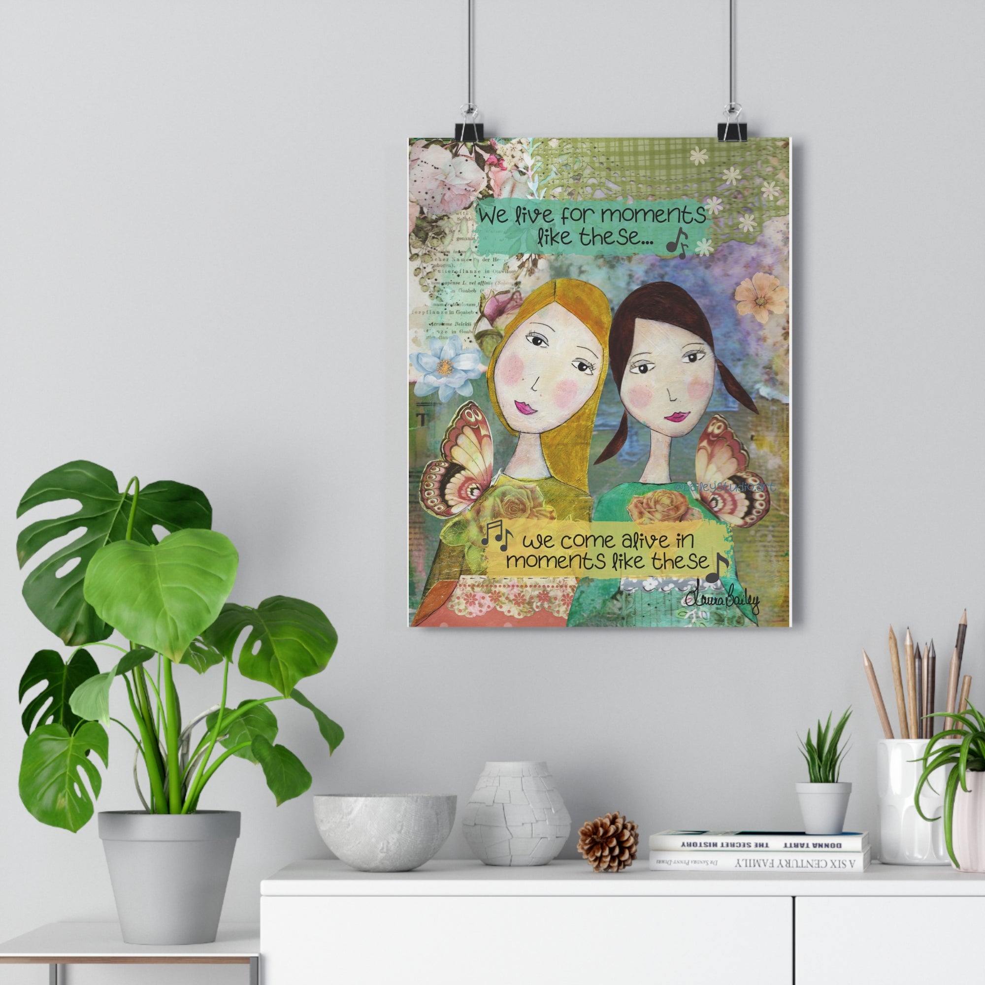 Moments like these. Whimsical Art Print