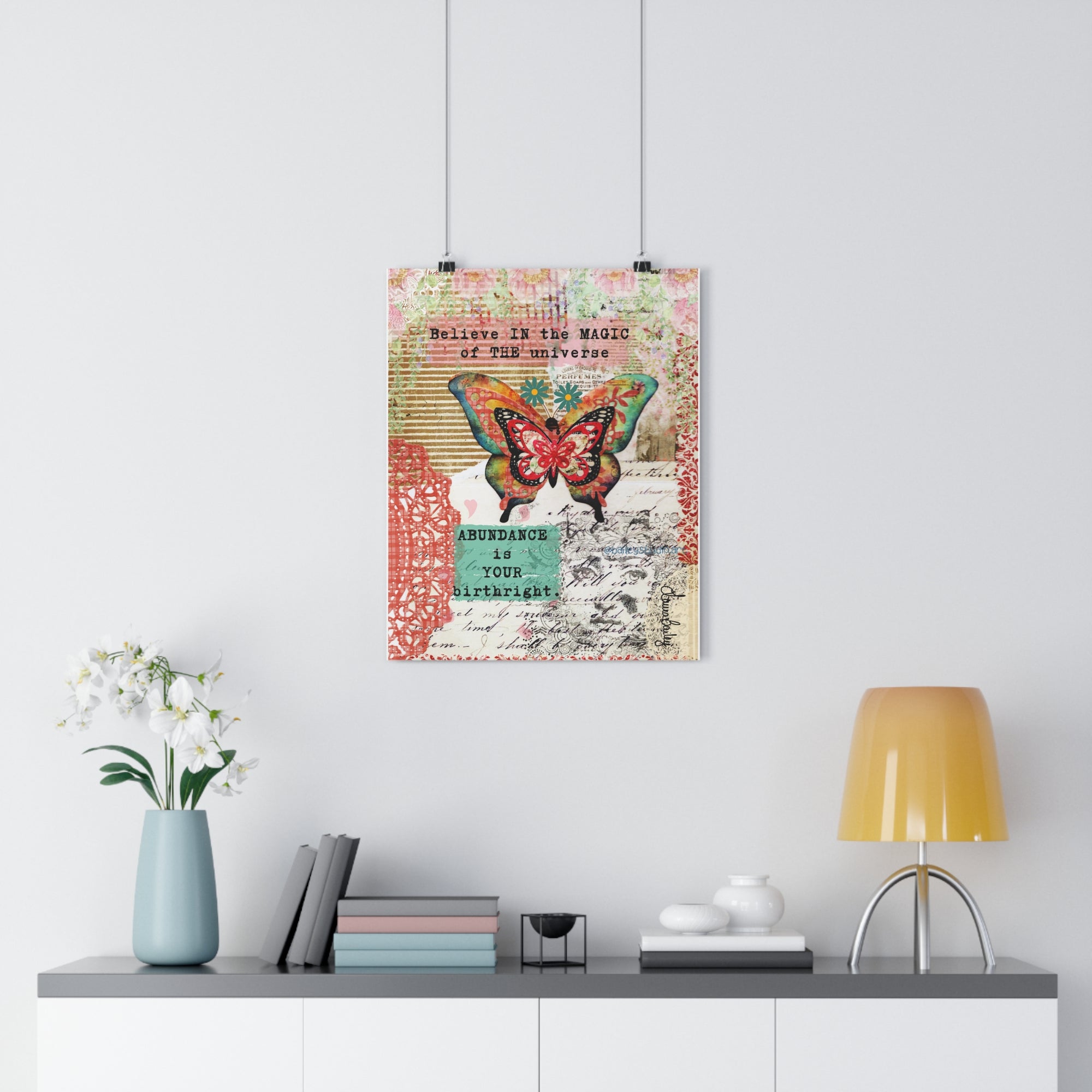 Abudance is your birthright. Whimsical Art Print