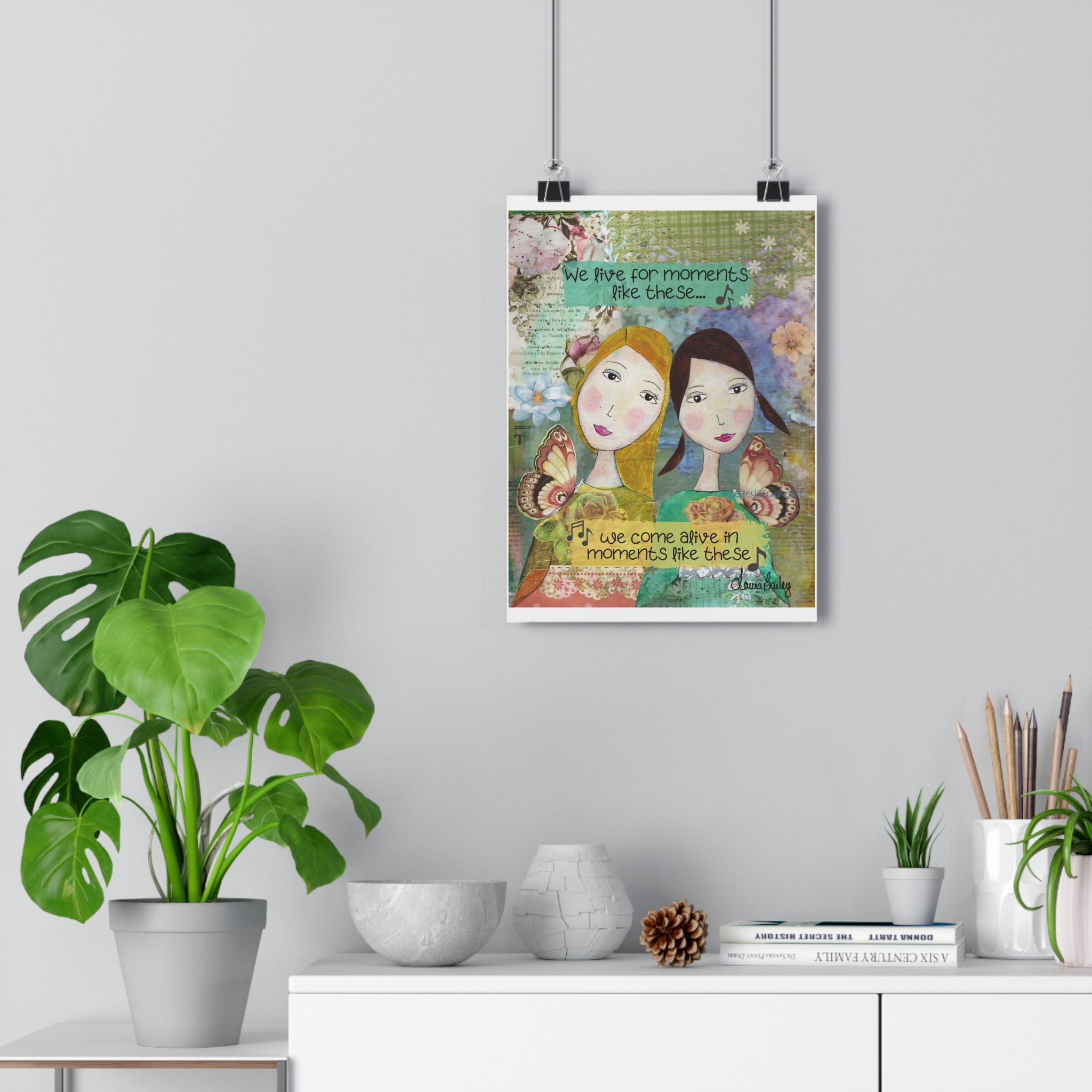 Moments like these. Whimsical Art Print