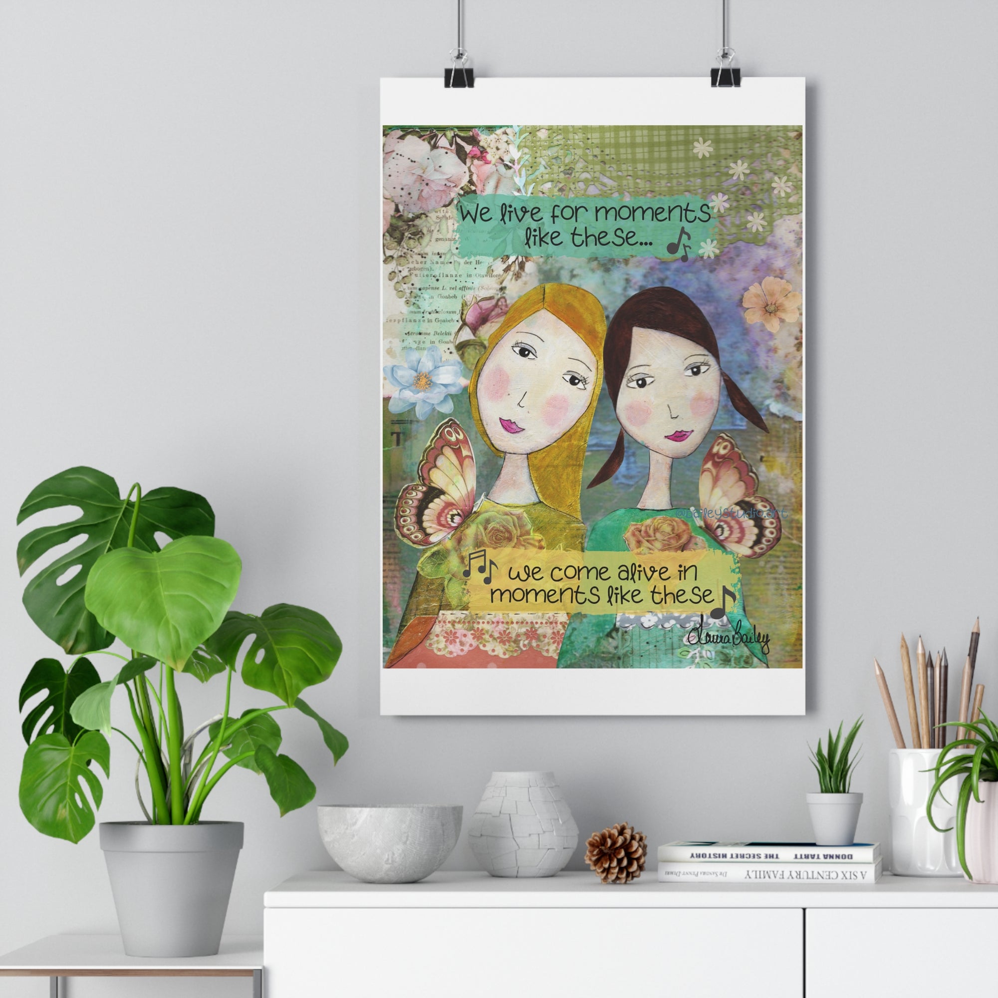 Moments like these. Whimsical Art Print