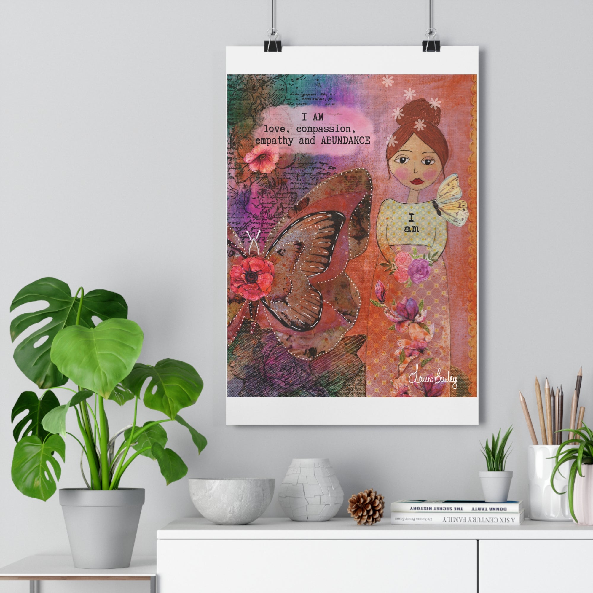 I AM. Whimsical Art Print