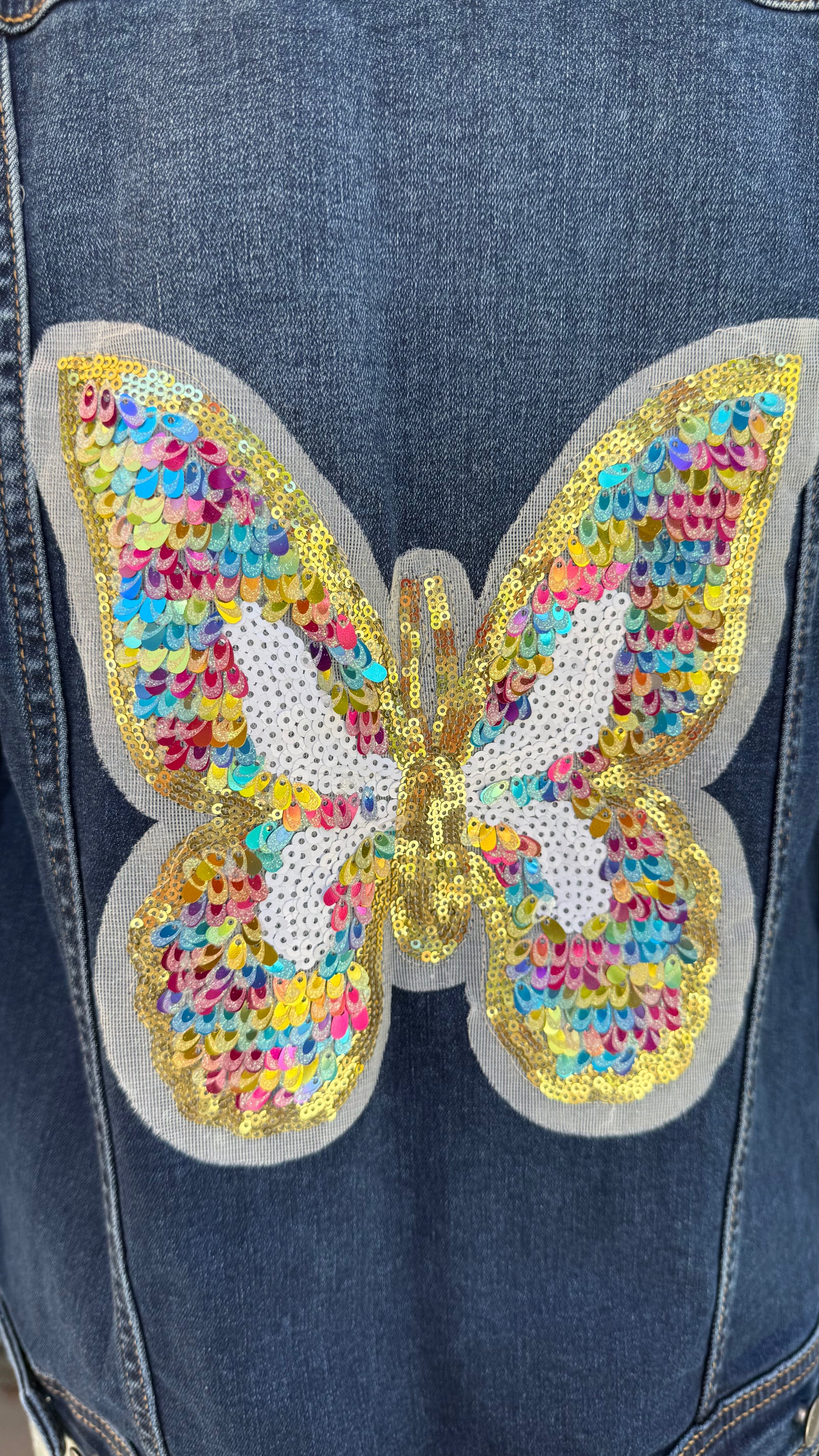Butterfly Denim Jacket