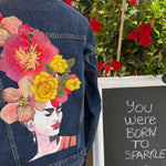 Frida. Flowers Denim Jacket