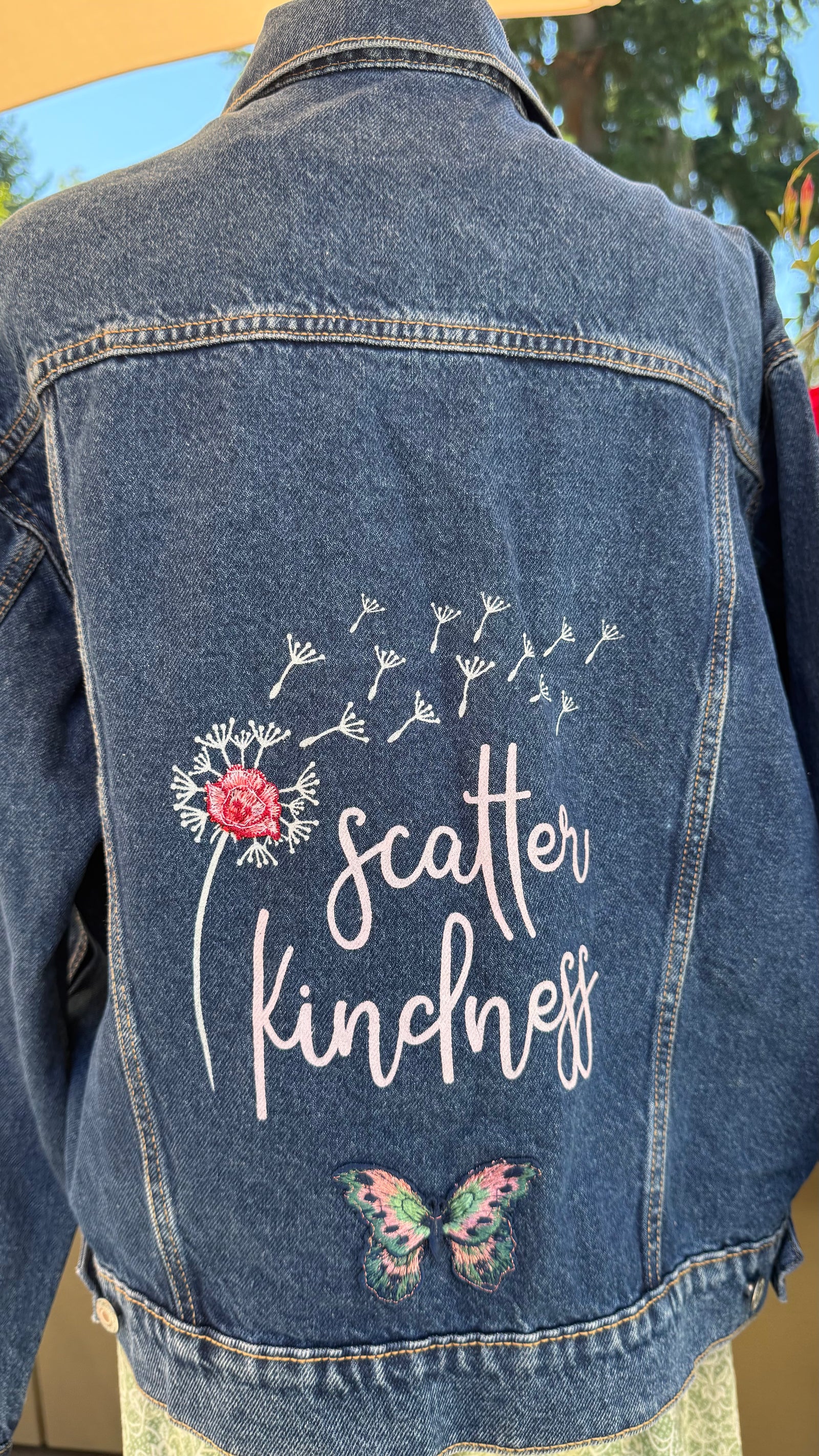 Scatter Kindness Denim Jacket