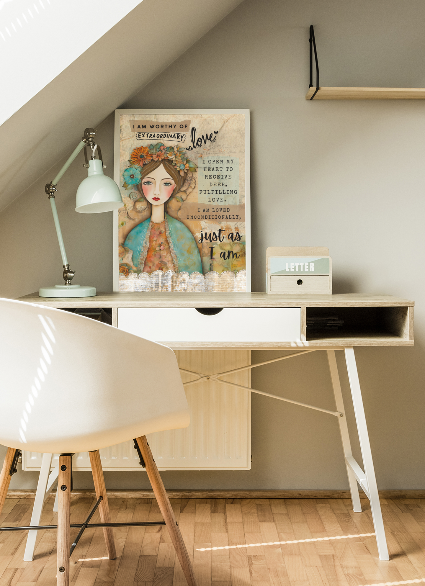 Worthy. Art Print