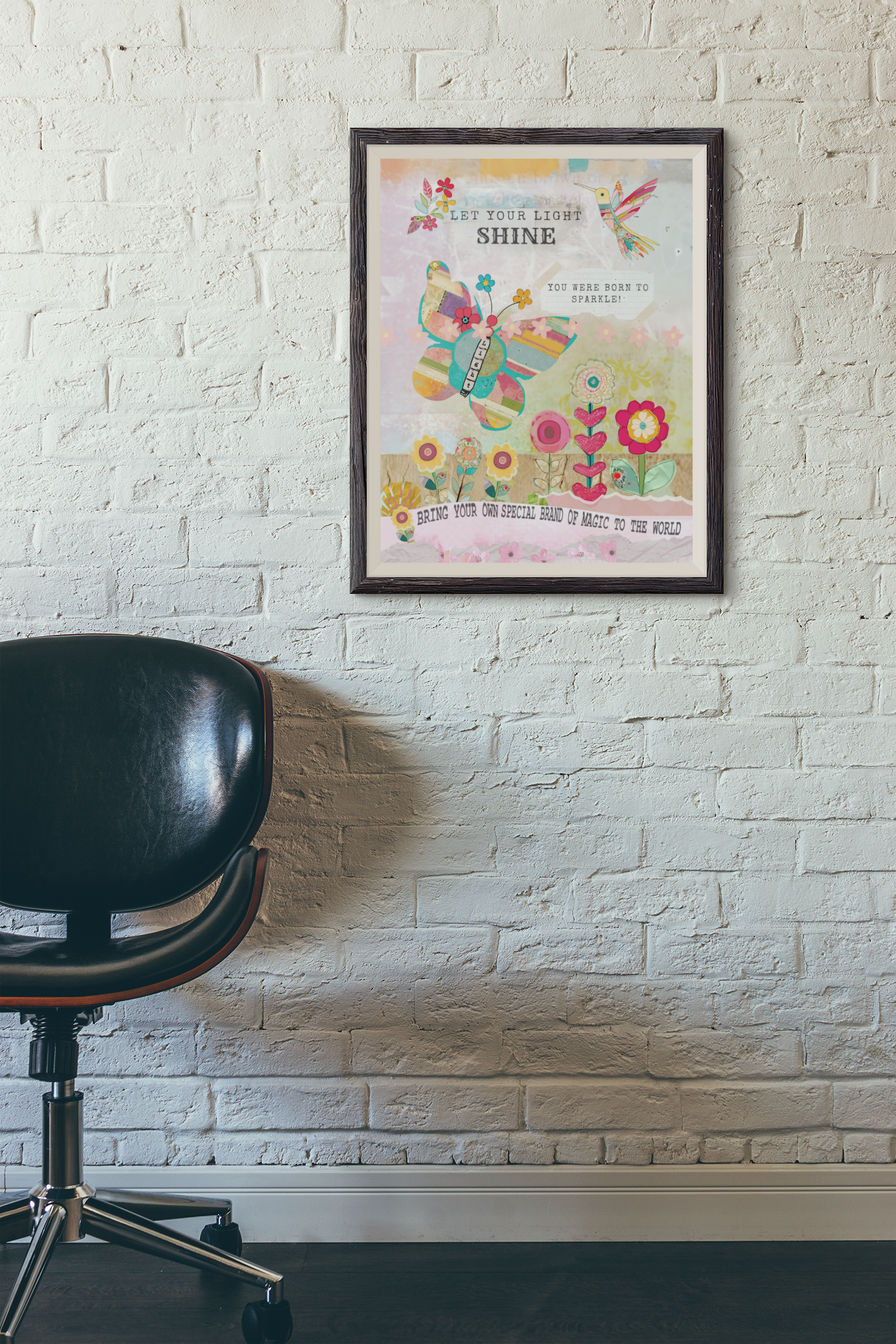 Born to Sparkle. Art Print