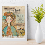 Worthy. Art Print