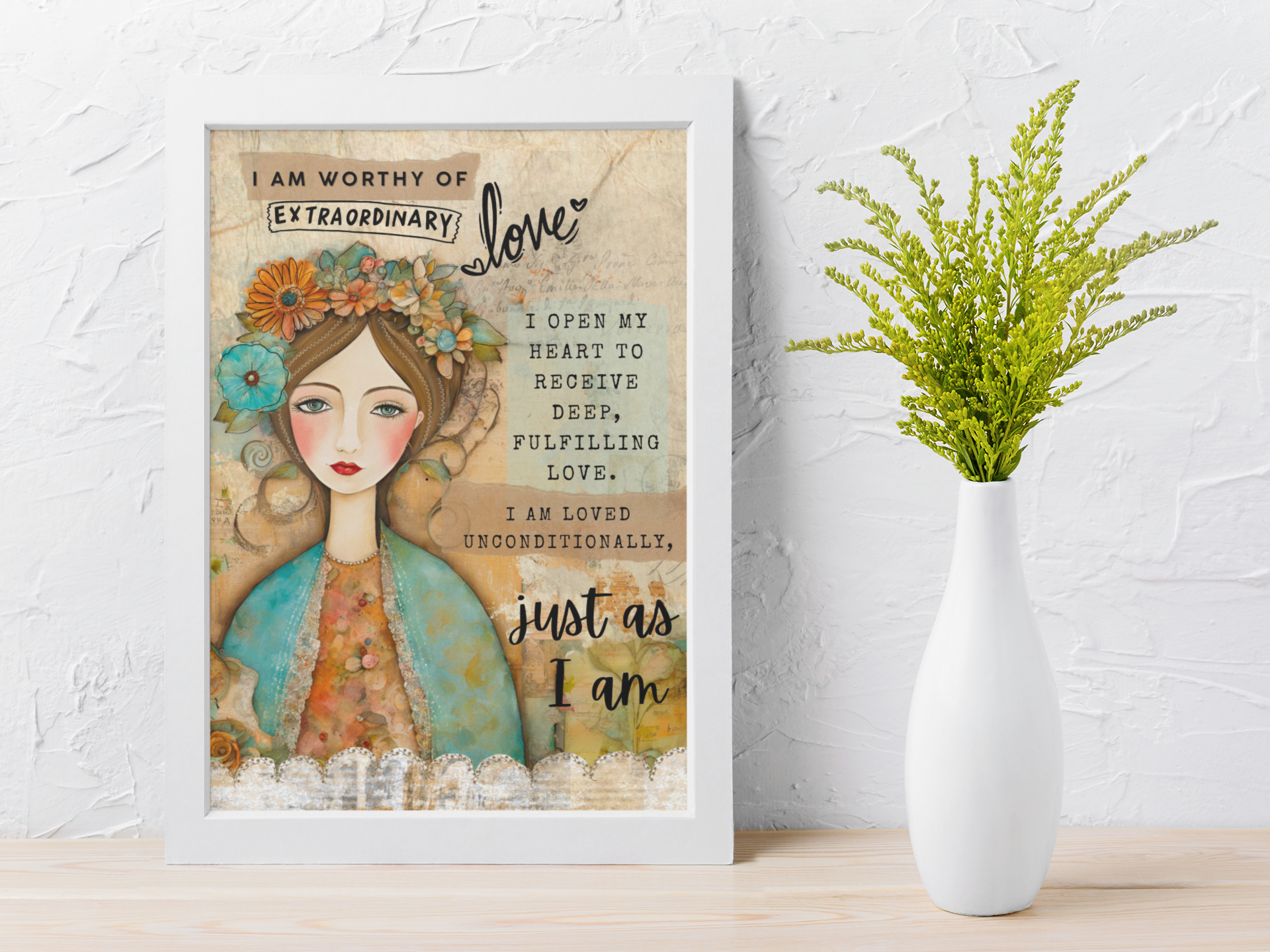 Worthy. Art Print